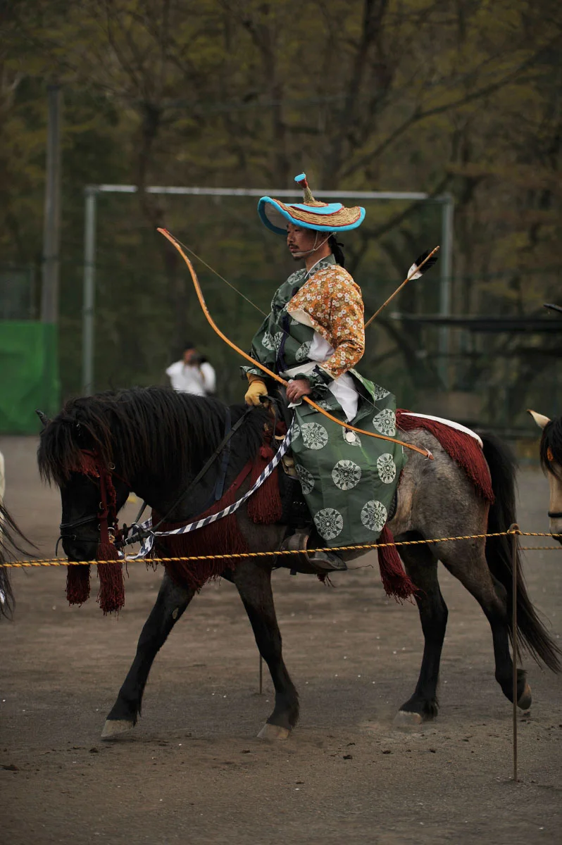 Apresentação tradicional de Yabusame